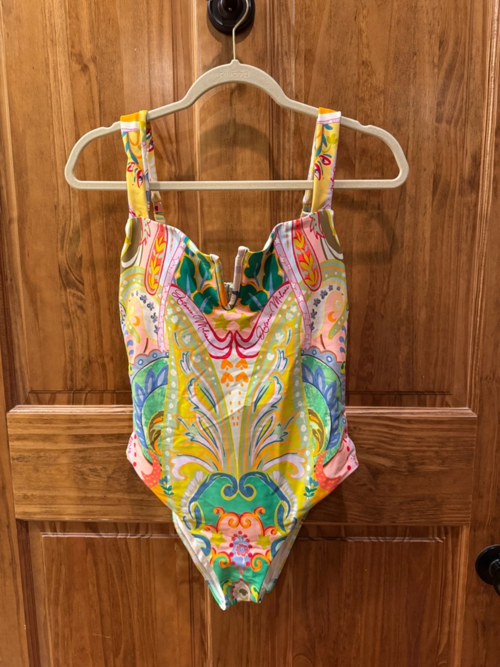 Vibrant Multicolor Paisley One-Piece Swimsuit